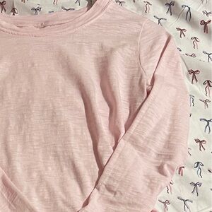 Pink J.Crew Long Sleeve